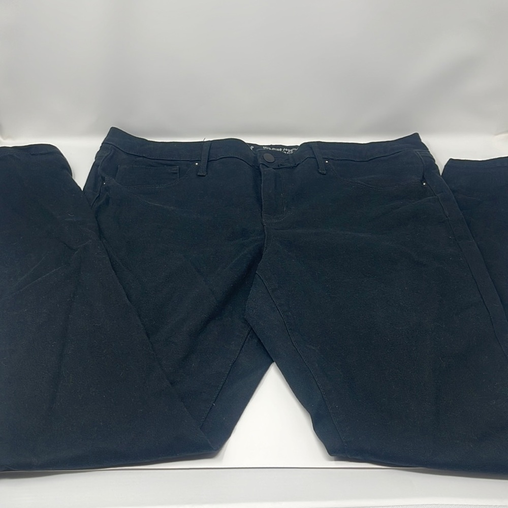 Mossimo Mid-Rise Jet Black Jeggings